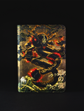 Old Japan Sky God 9-Pocket Trading Card Shiny Cloth Binder - sleevechief