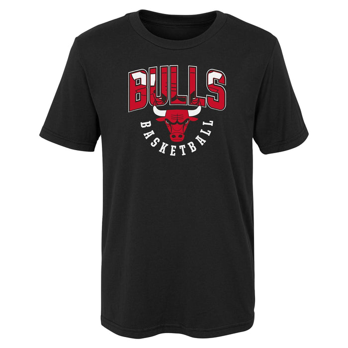 Outerstuff NBA Boys Chicago Bulls 4-20 Hot Shot Short Sleeve Tee