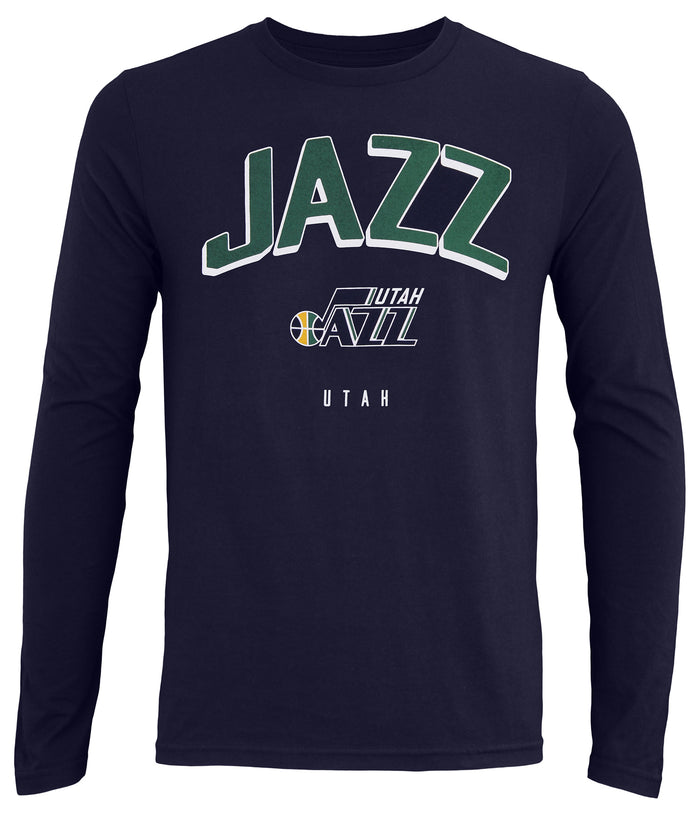 Outerstuff NBA Boys Youth Replen Long Sleeve Dunked T-Shirt, Utah Jazz