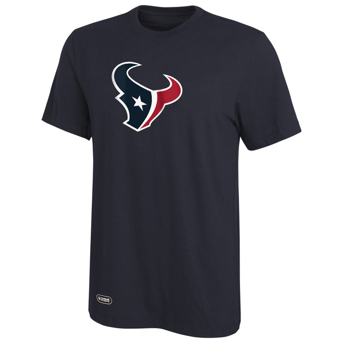 Outerstuff NFL Unisex Men's and Women's Primary Logo Short Sleeve Lightweight T-Shirt, Team Color, Houston Texans