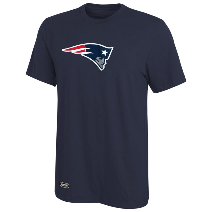 Outerstuff NFL Unisex Men's and Women's Primary Logo Short Sleeve Lightweight T-Shirt, Team Color, New England Patriots