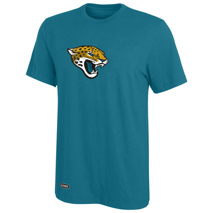 Outerstuff NFL Unisex Men's and Women's Primary Logo Short Sleeve Lightweight T-Shirt, Team Color, Jacksonville Jaguars