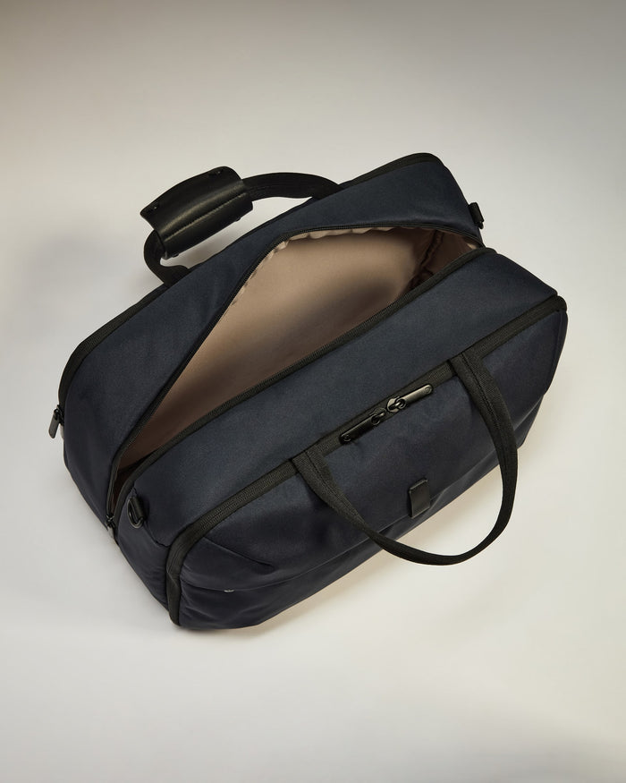 a black bag with a handle