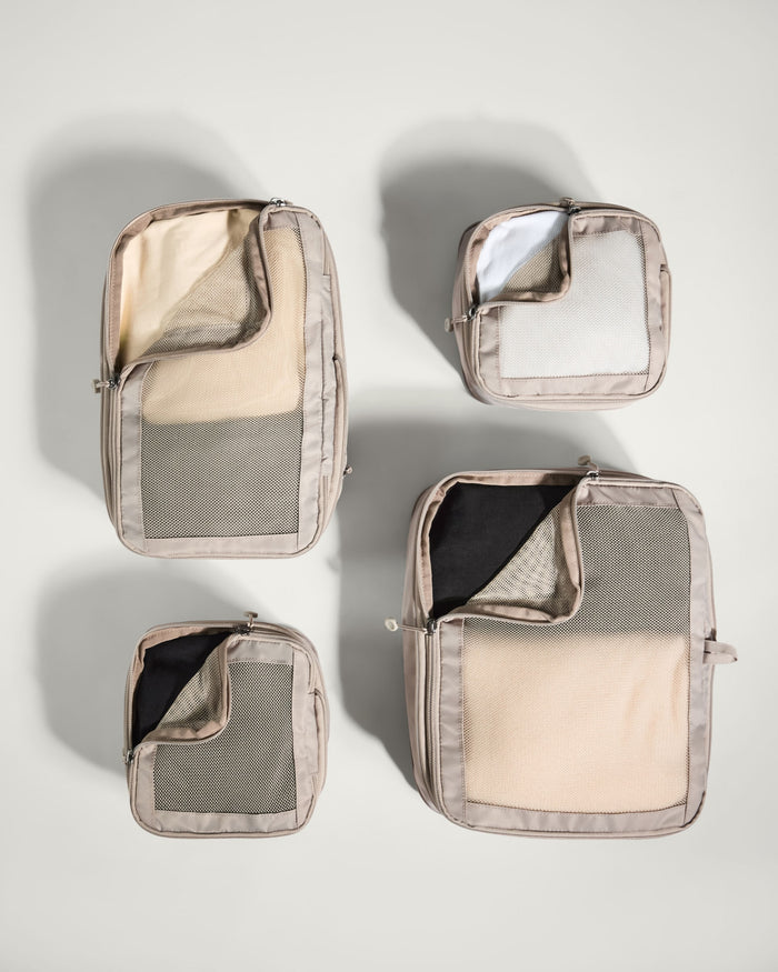 several bags of clothing