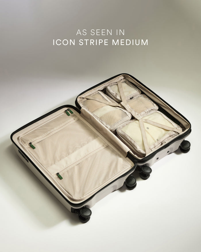 a suitcase with a few bandages