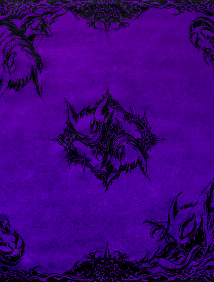 Purple Evil - 2-Player Cloth Playmat - sleevechief