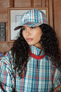 Race Day Baseball Hat - Easy Street Plaid