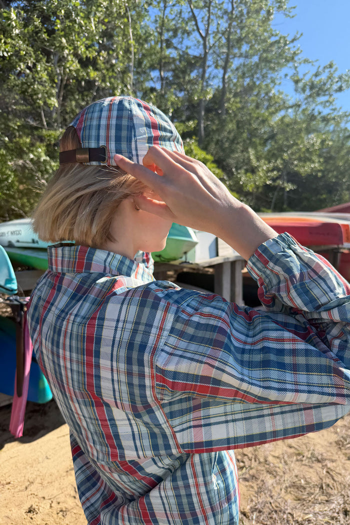 Race Day Baseball Hat - Easy Street Plaid