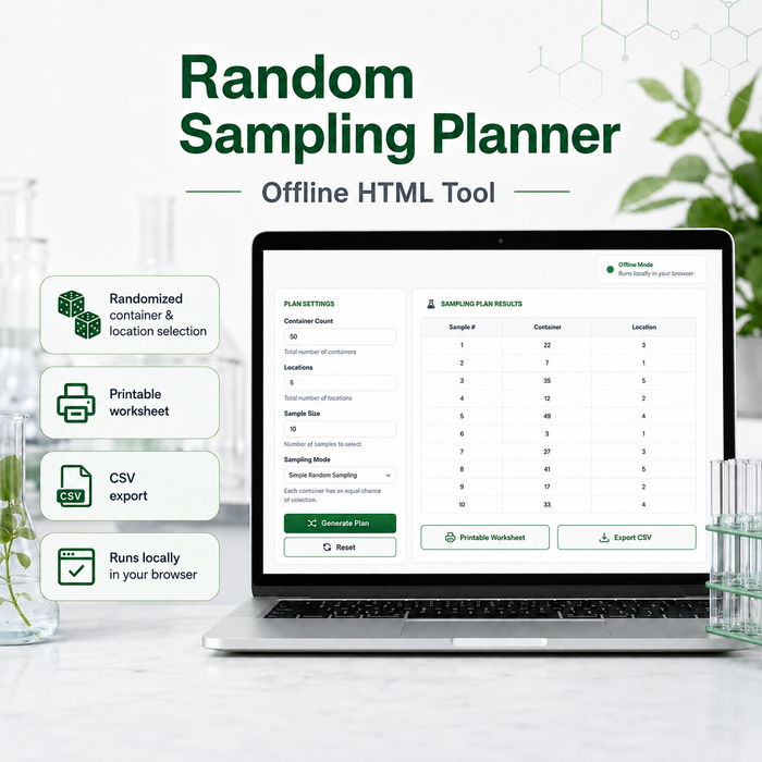 Random Sampling Planner Tool (v1.2.2)