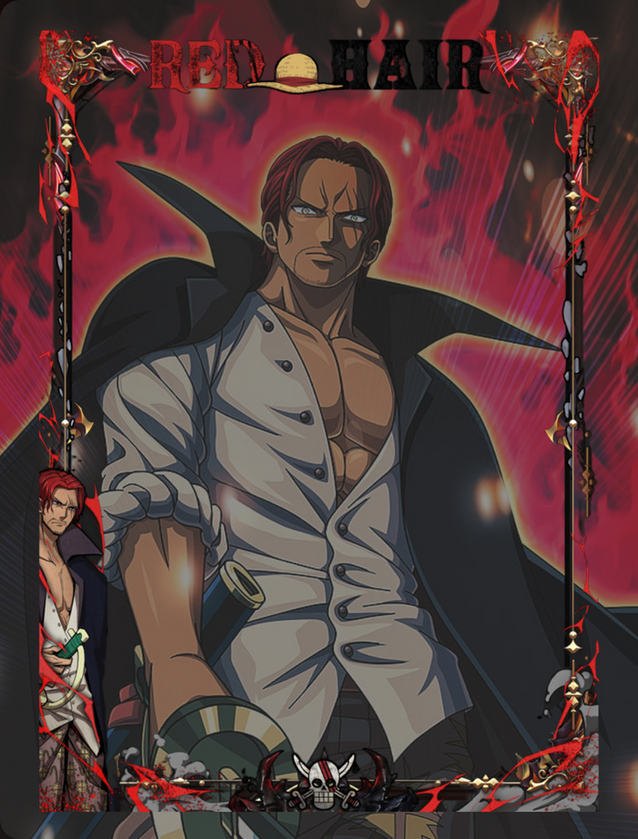 RED HAIR Border Sleeves - Yugioh Border Sleeve  (70STK) - sleevechief