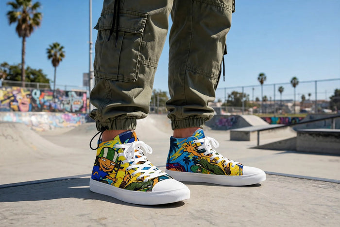 Rocket Power sneaker product artwork