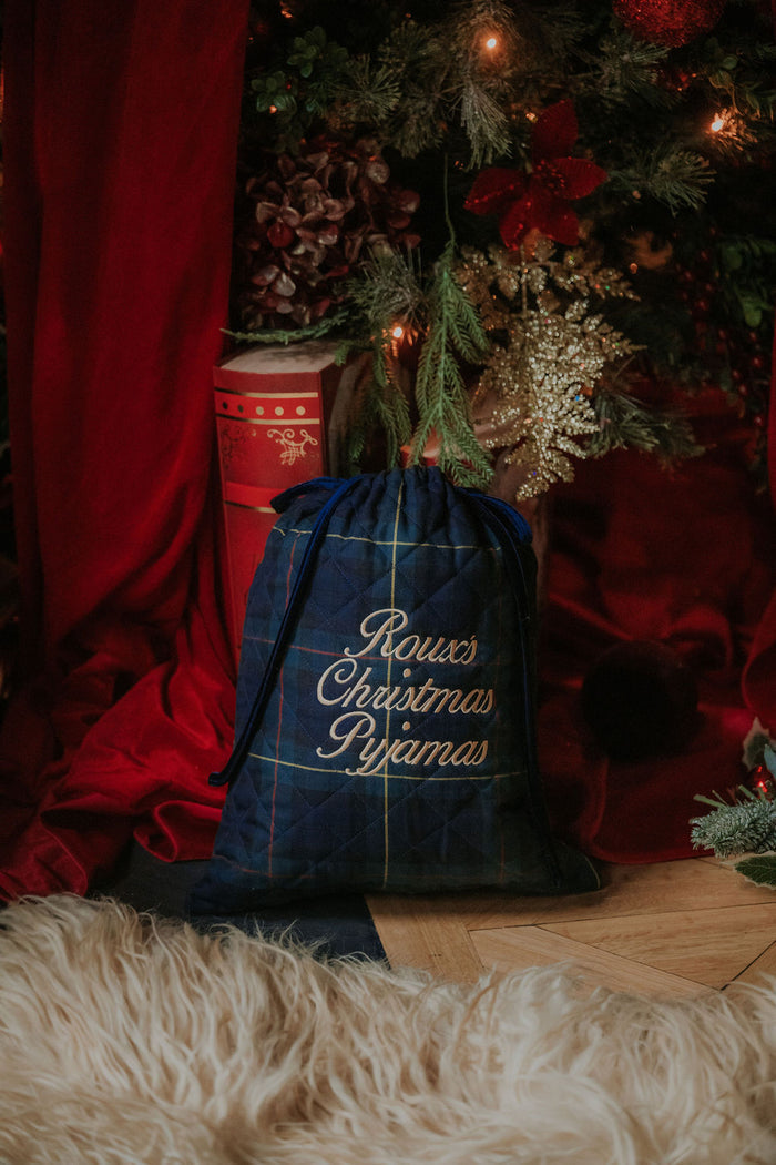 Royal Navy Tartan Christmas Pyjama Bag
