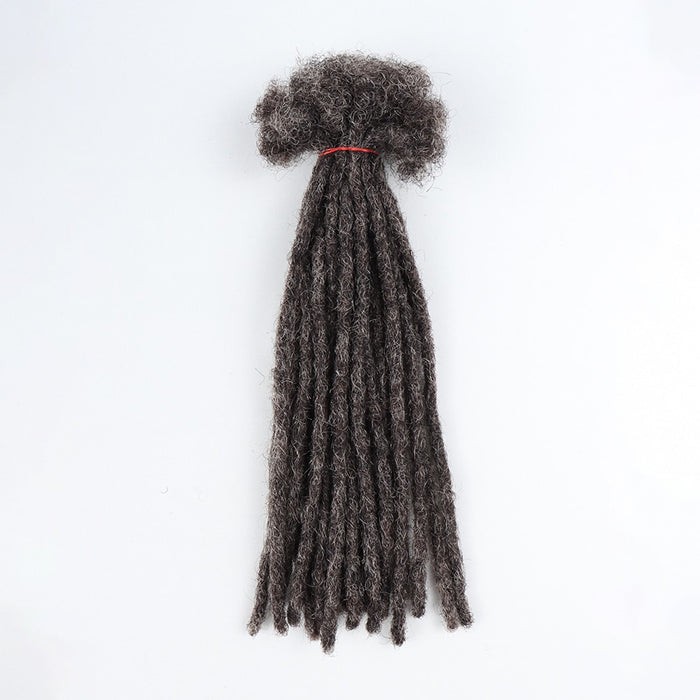 Salt And Pepper Color Cheap Dread Hair Extension