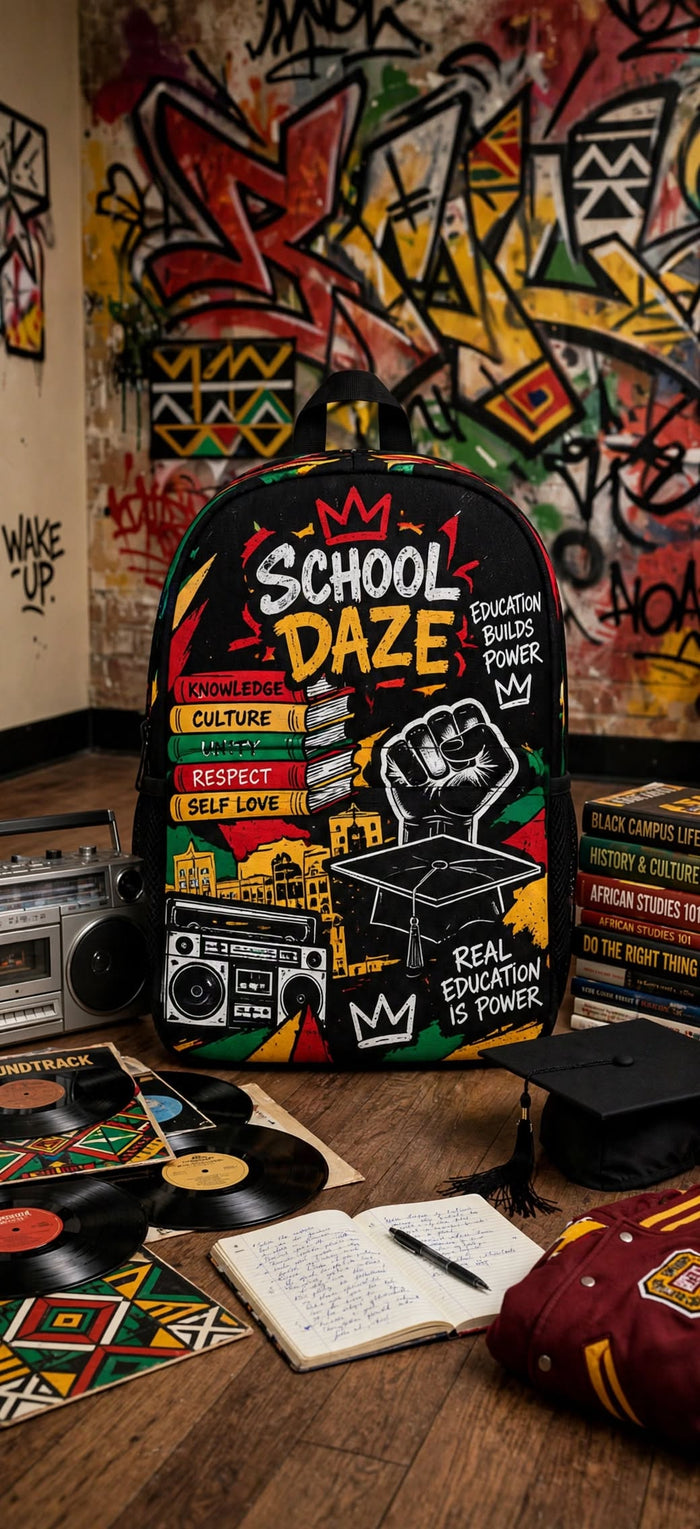 School Daze backpack — everyday laptop bag view