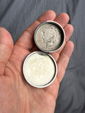 Silver/Metal Okito box DOLLAR Size