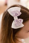 Small Lilac Capri Hairbow