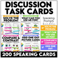 Speaking Task Cards Bundle – Critical Thinking Activities & Discussion Cards (ESL) - Hot Chocolate Teachables
