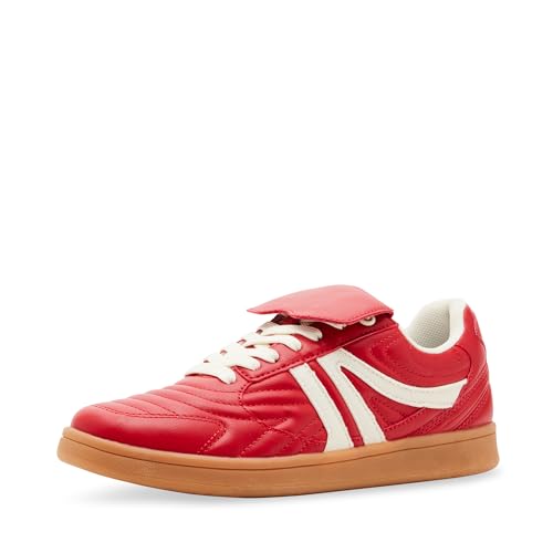 Steve Madden Women's Madrid Sneaker Red Multi