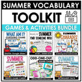Summer Games and Activities Bundle - ELL & ESL Summer Toolkit - Hot Chocolate Teachables