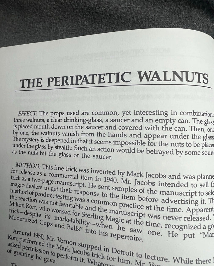 THE PERIPATETIC WALNUTS - Dai Vernon