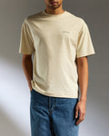 a man wearing a white shirt
