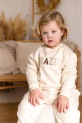 Unisex Cream Personalised Soft Fleece Loungewear
