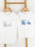 Unisex White Personalised Vacay Mode Sweater