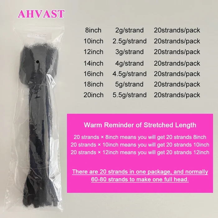 VAST Cheap Dread Extensions Dread Hair Extensions Human Loc Extensions Human Hair Braid Hair