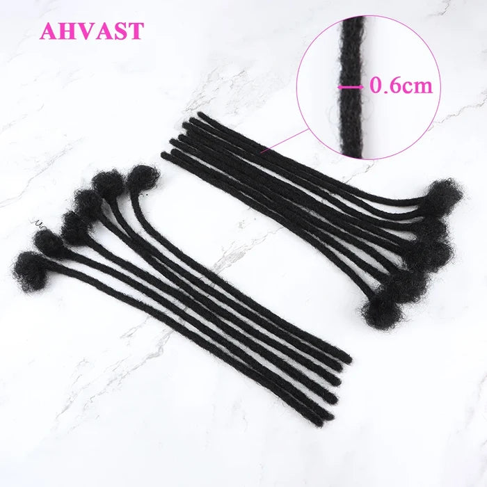 VAST Remy 100% Human Hair Braiding Crochets Hair Dreadlocks Hair Extensions Can Be Dyed And Bleached