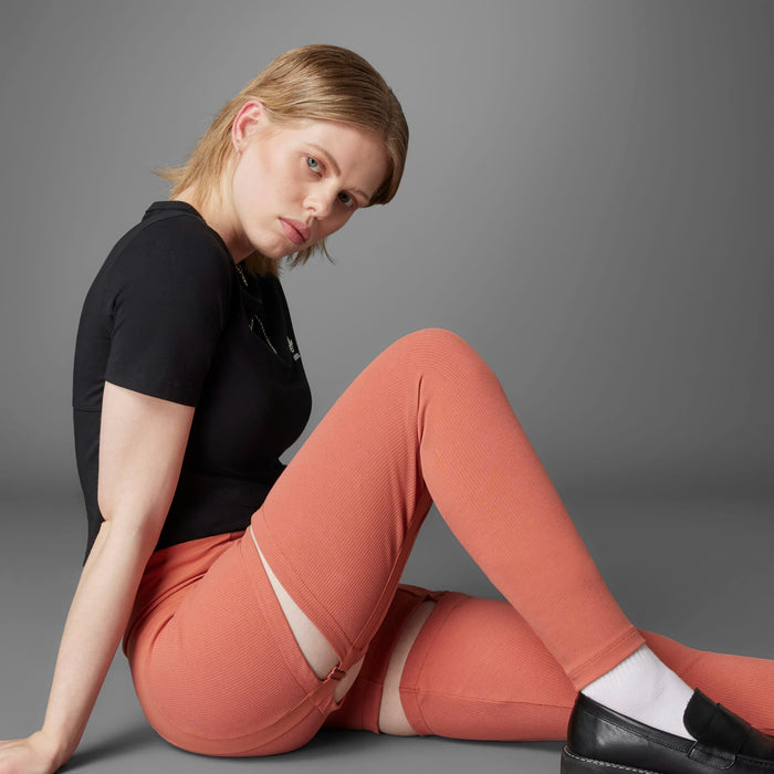 Adidas Womens Rib Leggings Full Tight
