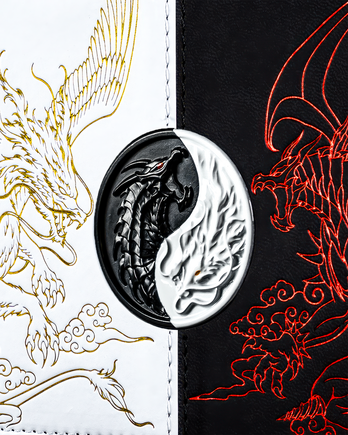 Yin & Yang Dragons Deckbox - sleevechief